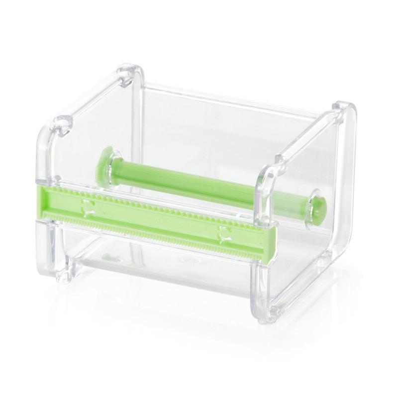 Washi Tape Dispenser Cutter Roll Tape Holder Organizer Masking Tape Desktop Tape Diy Sticker Roll Tape Cutter Holder Storage: light green