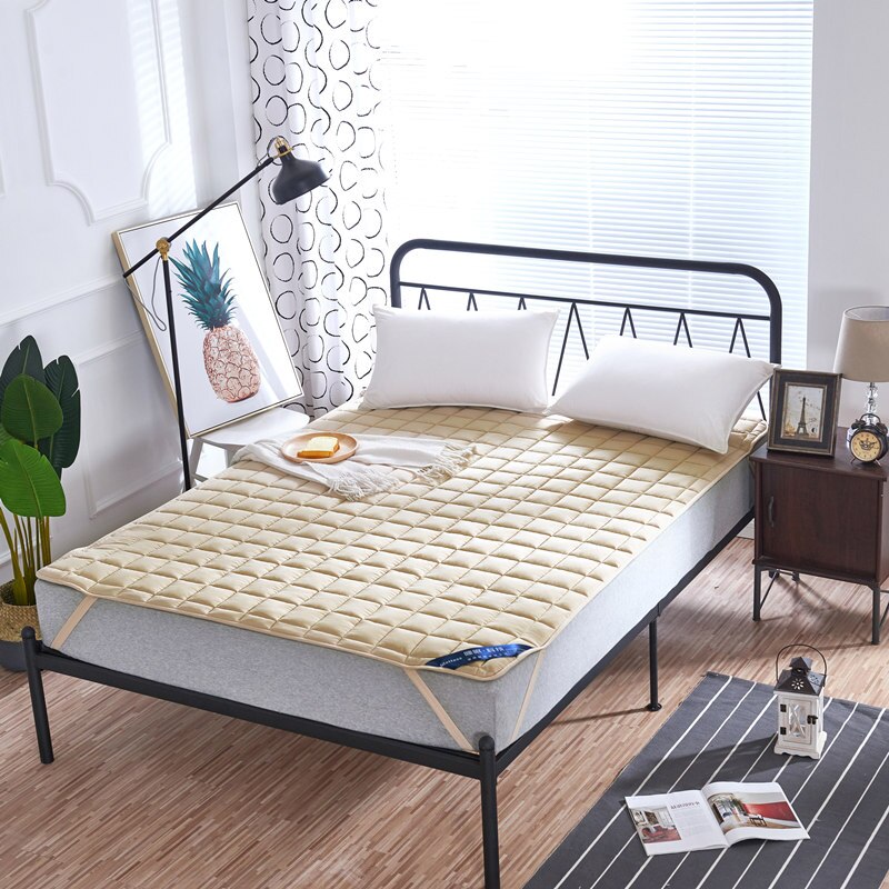 Madras enkelt/dobbelt tatami sengemåtter multi-størrelse skridsikker åndbar top seng madras soveværelse elev sovesal sengemåtte: Qdjn-bls-tuo / 150 x 200cm