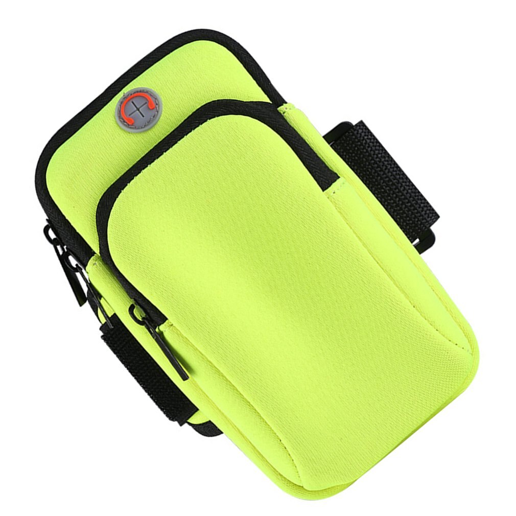 4-6 Inch Mobiele Telefoon Waterdichte Ademend Arm Bag Ademende Stof Oortelefoon Gat Reservering Geen Langer Verspreide 1 Pcs