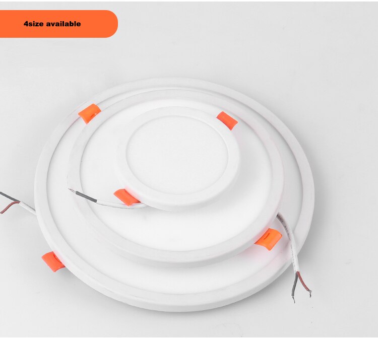 LED Panel Light Round Ultra Thin LED Downlight AC220V 6W 8W 15W 20W LED Ceiling Recessed Light For Indoor Bathroom Illuminate