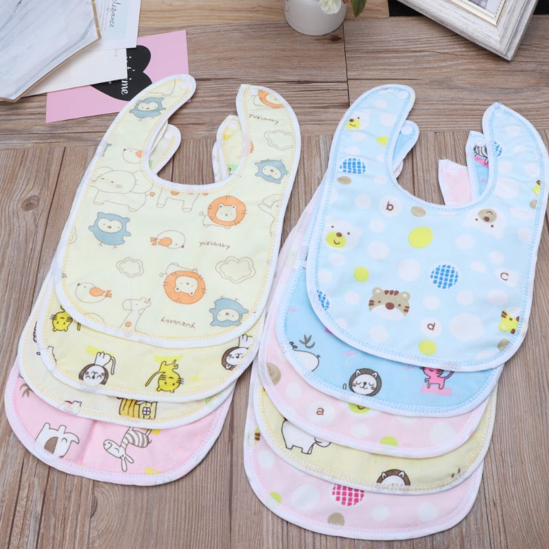 Babadores do bebê bonito dos desenhos animados padrão da criança do bebê à prova dwaterproof água saliva toalha de algodão ajuste 1-3 anos de idade infantil arroto panos alimentação