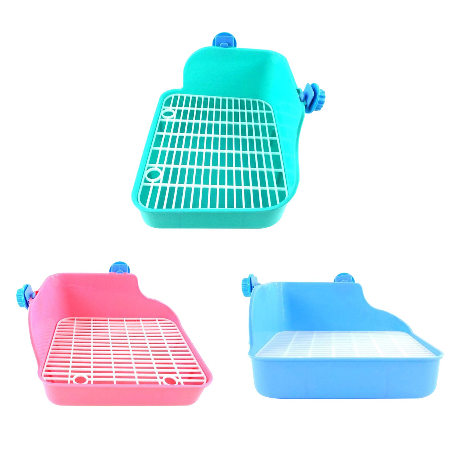 Boîte de toilette en forme de lapin pour adulte, plateau d&#39;angle, bac à litière, Cage pour animaux de compagnie