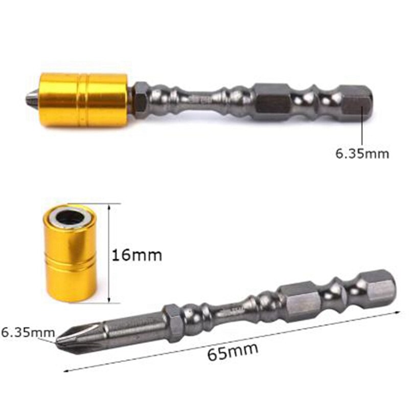 Strong Magnetic Screwdriver Bit Set 65Mm Phillips Electronic Screwdriver Bits For Plasterboard Drywall Screw Driver