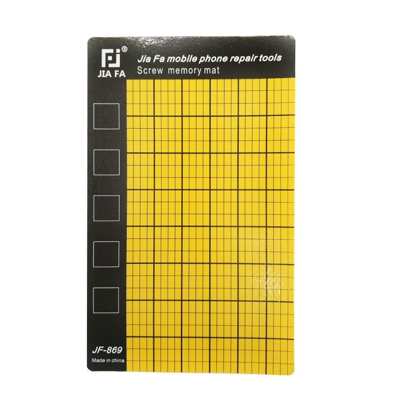 Bakeey 145x90mm Magnetische Schroef Mat Mobiele Telefoon Reparatie Gereedschap Opslag matten geel Demonteren Geheugen Grafiek Werk Pad universele