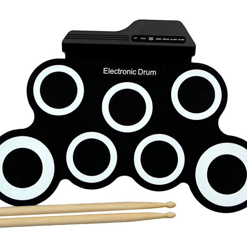 Digitale Elektronische Roll Up Drum Pad Set KitDr... Grandado
