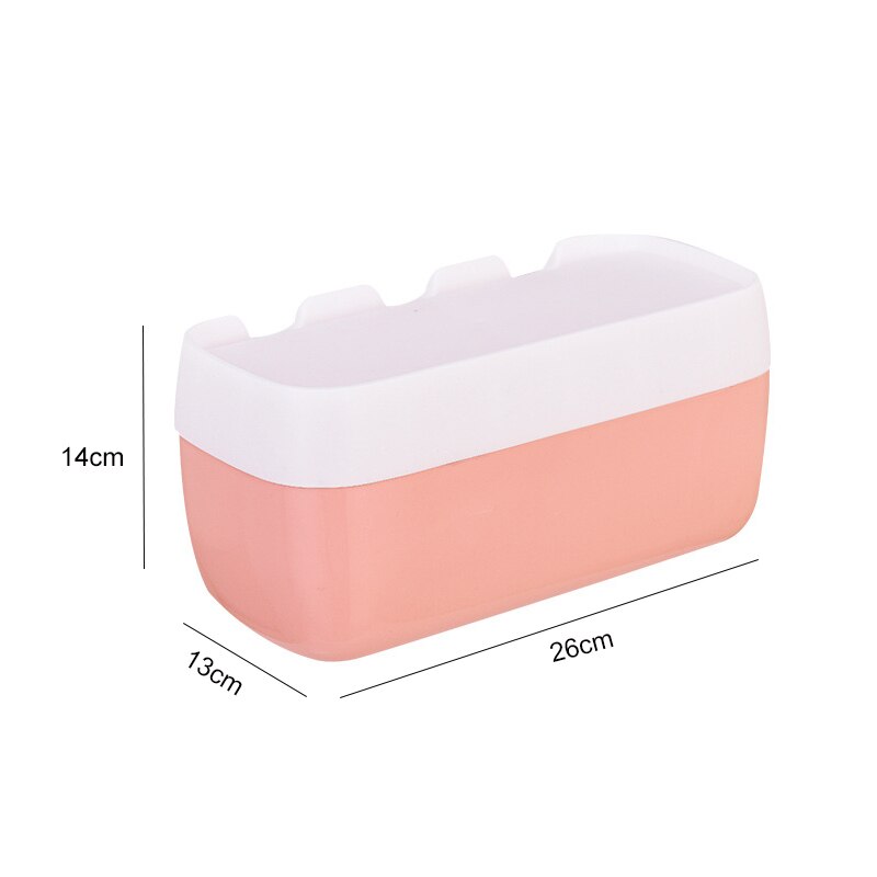ONEUP Waterproof Toilet Paper Holder Plastic Storage Box Tray Portable Toilet Paper Holder Shelf Bathroom Accessories: CPink