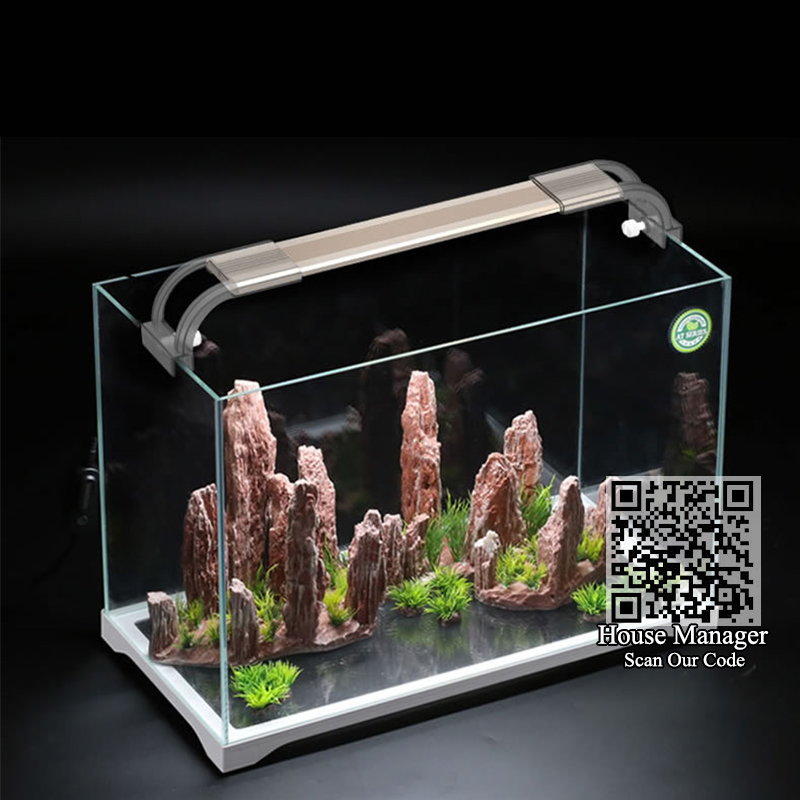 Gebogen Beugel Verstelbare Led Aquarium Licht Verlichting, Heldere Mooie Ultradunne Aquarium Lamp Voor Water Gras Aquarium