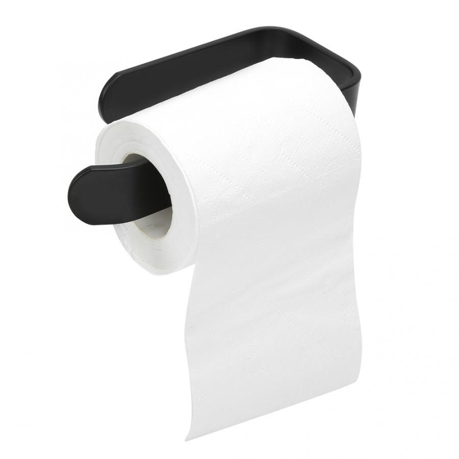 Alumimum Free Punching Toilet Roll Paper Holder Wall Mounted Towel Rack Bathroom Roller Tissue Holder Storage Shelf Rack