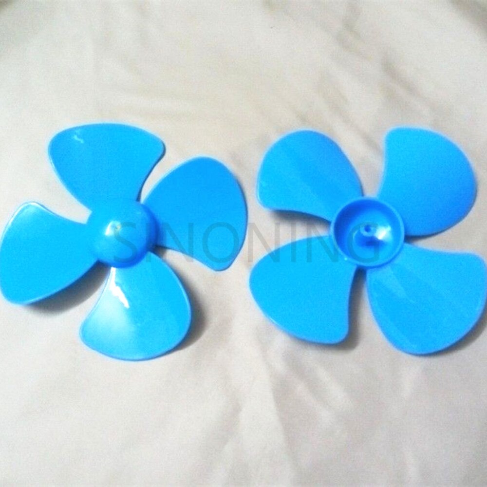2 stk 100mm diameter plastik blade fire blade pulp fan blade små produktion diy blå