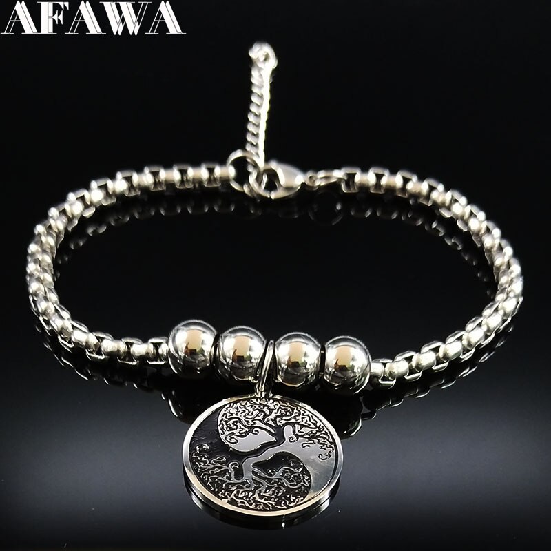 2022 Lotus Edelstahl Manschette Armbinde für Frauen Silber Farbe Armreif Armbänder Schmuck Armbinde acier B18336: C