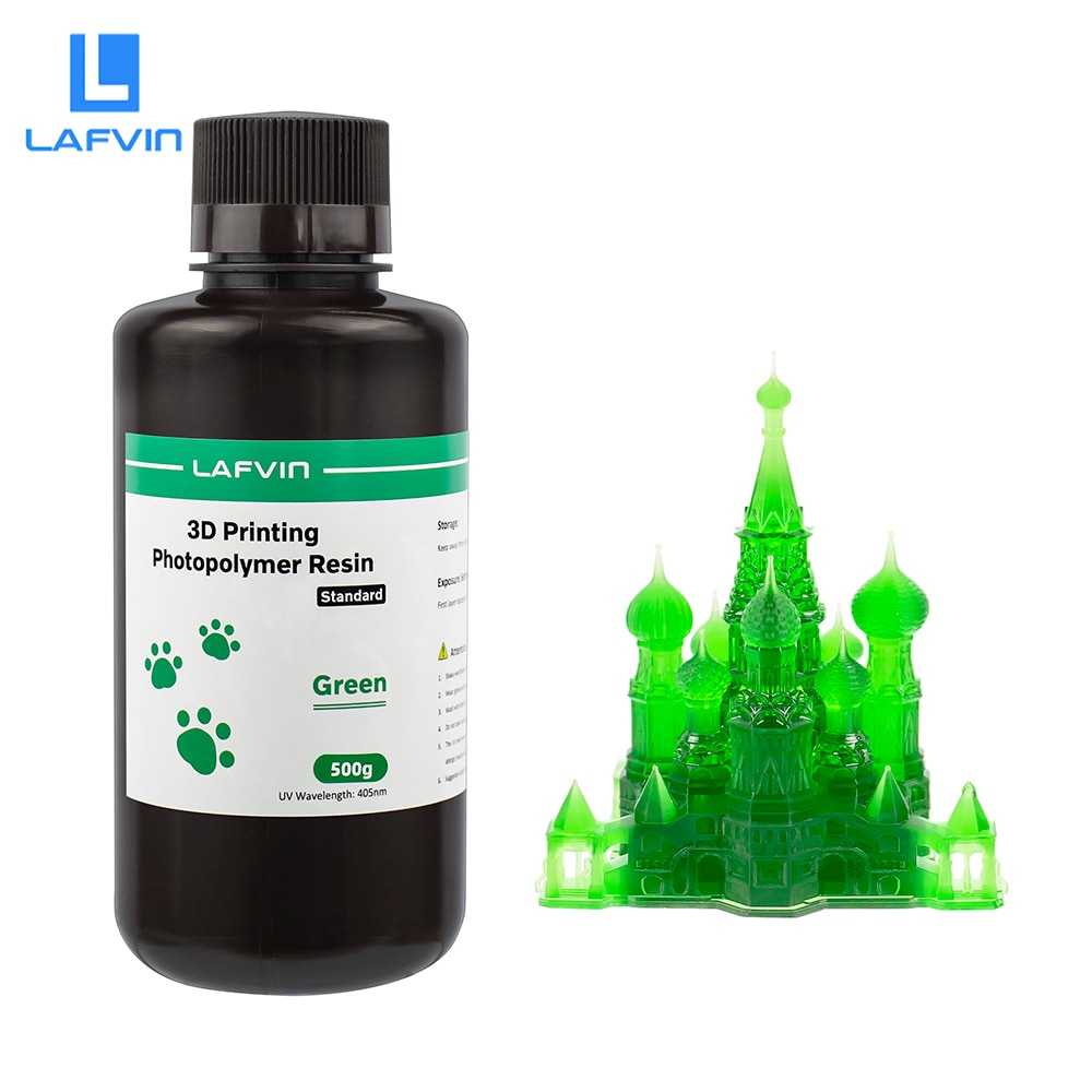 Lafvin 3D Printer Printing Rapid Hars 405nm Lcd/Sla/Dlp Uv Curing Harsen Fotopolymeer Uv Hars Vloeibare Groene 500G/1Kg