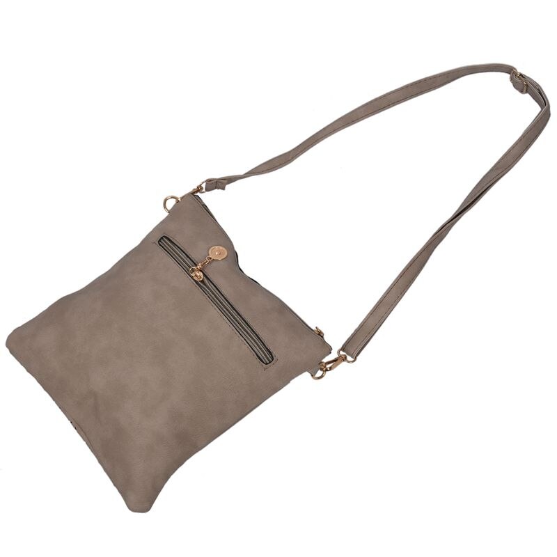 Small women messenger hollow out shoulder crossbody handbags ladies handbag and purses Gray