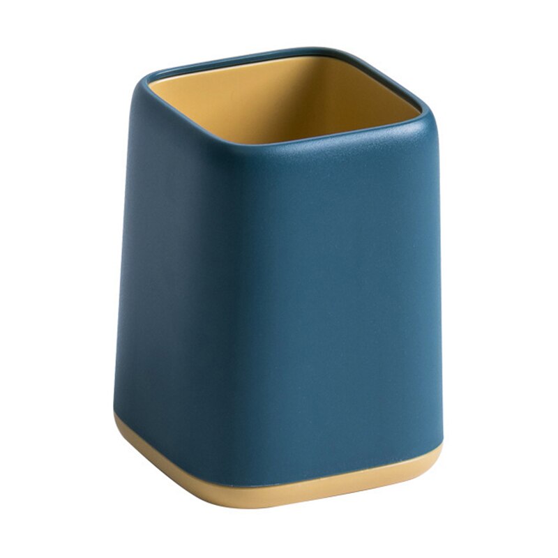 Silicone Pen Holder Pencil Stand Desktop Storage Case Box Desk Office Organizer Accessories Stationery Set For Students: blue