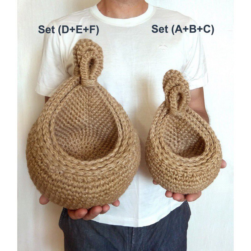 Woven Fruit Basket Vegetable Basket Wall Mounted Wicker Rattan Pastoral Kitchen Table Picnic Storage Basket Storage