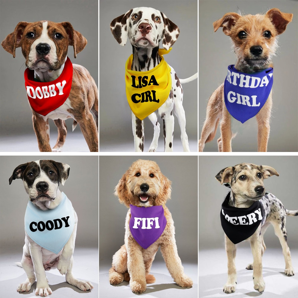 Verjaardag Hond Bandana Honden Slabbetjes Katoen Scraf Honden Halsdoek Pet Kostuum Voor Leuke Kat Hond Accessoires