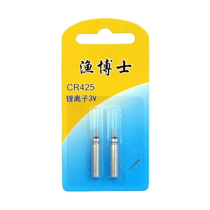 Fishing Rechargeable Battery Batteries Night Fishing Accessories Tackles CR425 USB Charger For Electronic Fishing Float: 2pcs