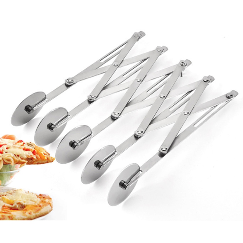 3/5/7 wielen Cutter Rvs Deeg Divider Side Pasta Mes Flexibele Roller Blade Gebak Pizza Dunschiller bakvormen Tool Equip