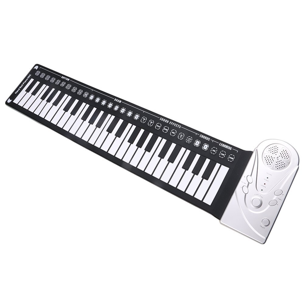 FLGT-Multi Style Portable 49 Keys Flexible Silicone Roll Up Piano Folding Electronic Keyboard For Children