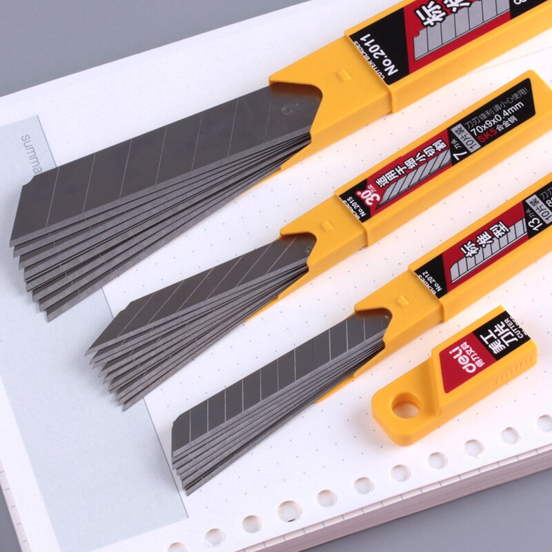 Utility Knife Replacement Blades, Snap off Replacement Knife Blades for Retractable Box Cutters and Knives, Hobby, Craft Knife