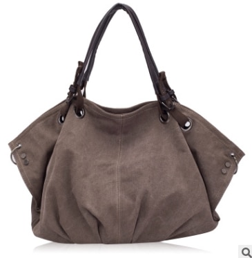 neue frauen Tasche Lässig Tasche Große Kapazität Handtasche Schulter Bote Tasche Viele Farben BD866: Kaffee