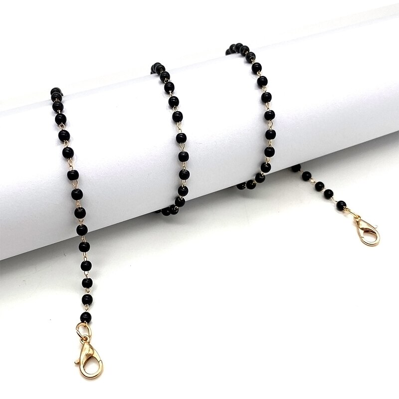 Collar de cuerda colgante para mascarilla, cordón para mascarilla, soporte para gafas, cuerda ajustable para colgar en la oreja, dos ganchos: 01