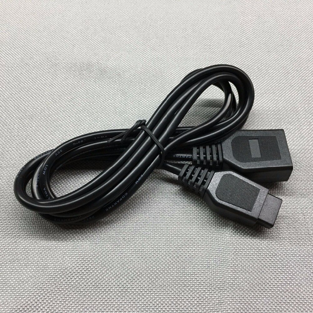 BUKIM 6ft 1.8M Controller Joystick Extension Cable for Sega Game Console System Genesis 2 3 megadrive 2 MD2