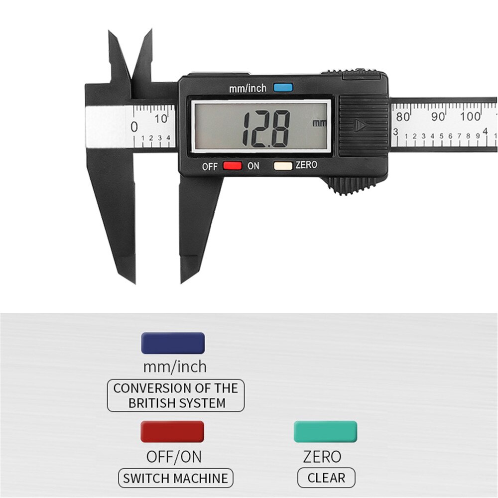 High Accuracy Caliper 0-150mm LCD Digital Vernier Calipers Electronic Measuring Tool Instrument