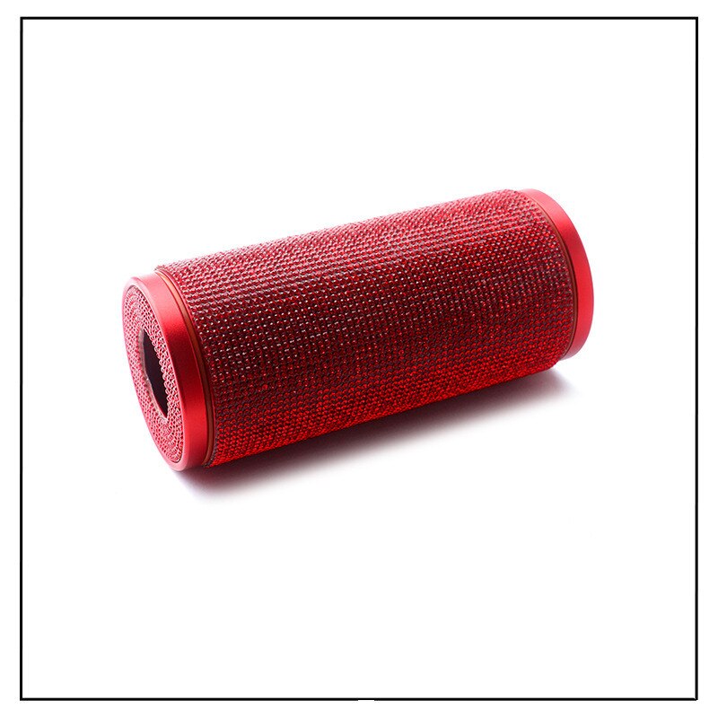 Diamanten Bezaaid Auto Tissue Buis Creatieve Auto Tissue Box Car Netto Rode Diamant Mannen En Vrouwen Auto Interieur: 2