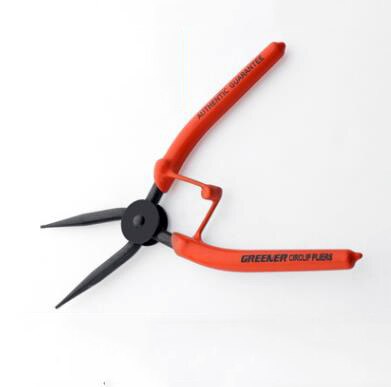 7Inch Snap Ring Pliers Set Heavy Duty Internal/External Circlip Pliers Kit with Straight/Bent Jaw for Ring Remover Retaining: Orange