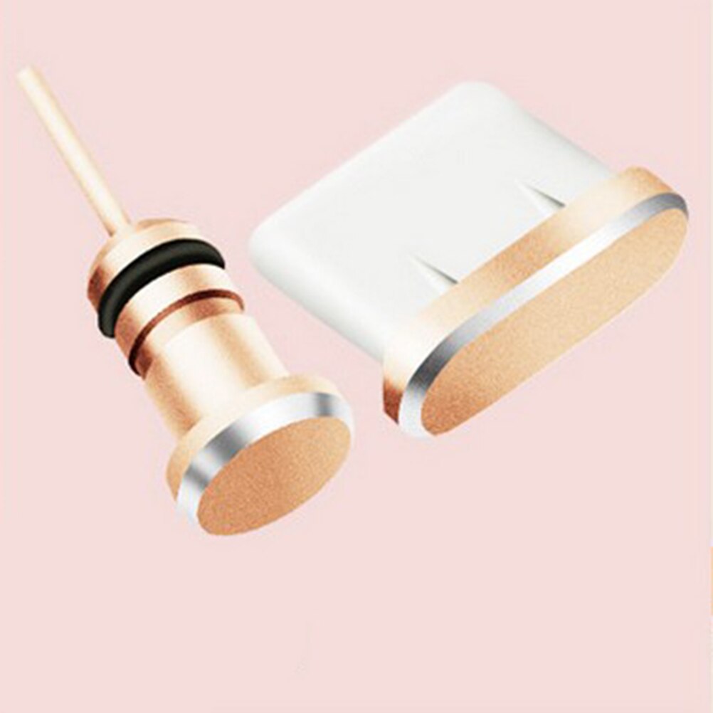 Colorful Metal Type C Anti Dust Charger Dock Plug 3.5 mm Headphone Jack Cap Phone Charging Plug For Samsung Galaxy Huawei Xiaomi: style 6