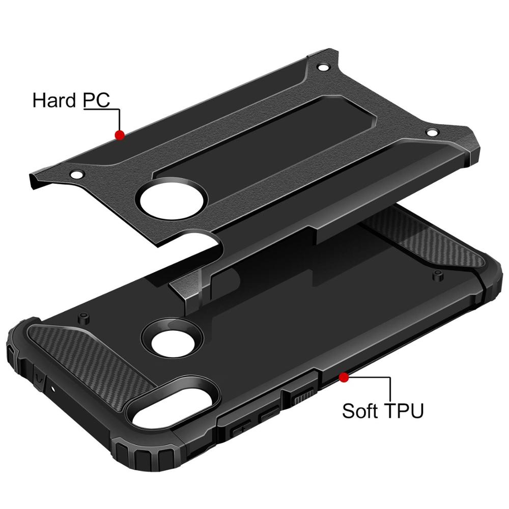 Originele Armor telefoonhoesjes Xiaomi mi play miA3 case zachte siliconen BUMPER Anti-Shock Case cover Xiaomi mi A3 hoesjes Xiaomi mi play telefoon hoesjes Xiaomi Mi A3 Case