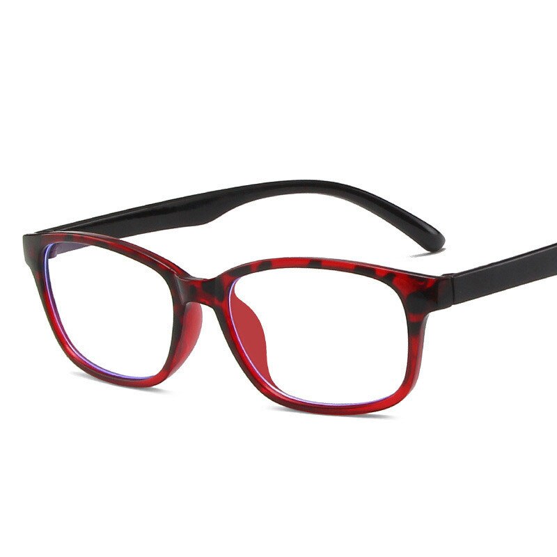 Ahora Anti Blue Light Blocking Optical Spectacle Glasses Frame For Women&Men Clear Lens Computer Games Googles Eyewear: RED LEOPARD