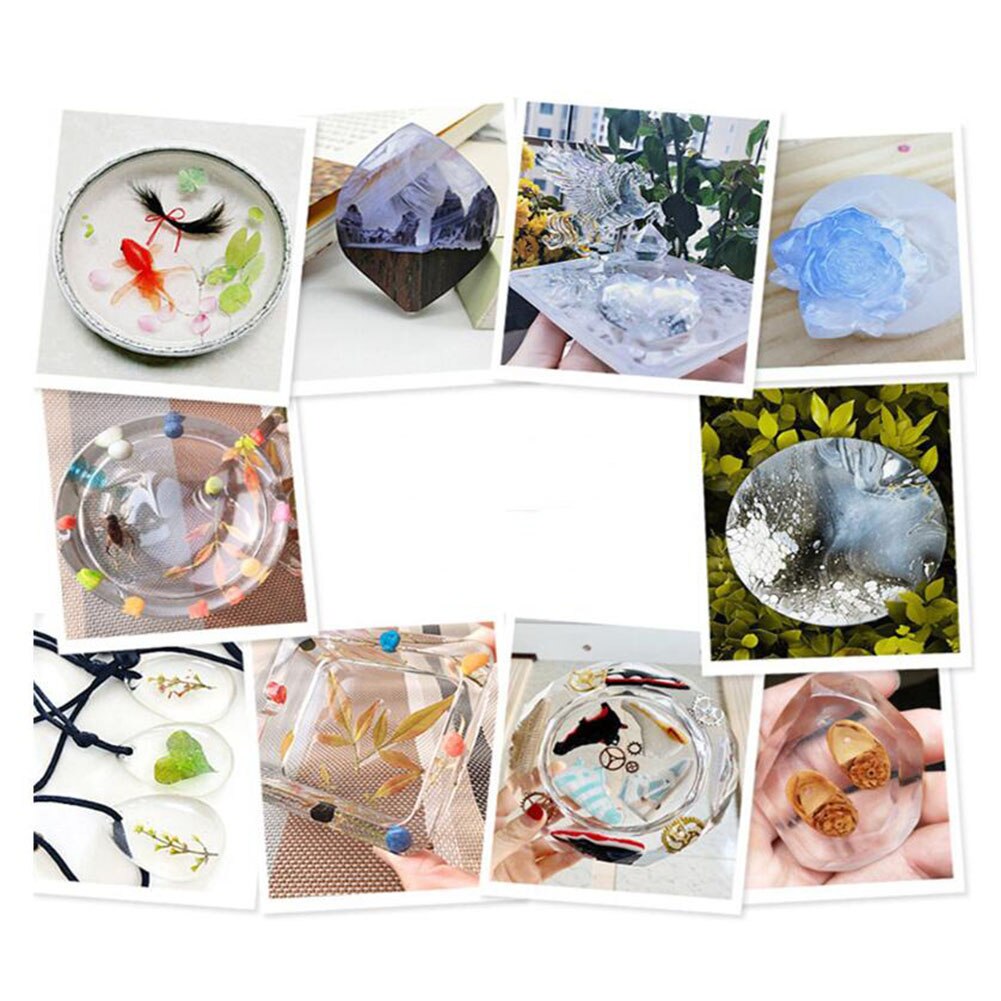 AB Glue High Adhesive Transparent Mixed Crystal Glue Resin 3:1 Solvent Resistance DIY Jewelry Making Epoxy Adhesive
