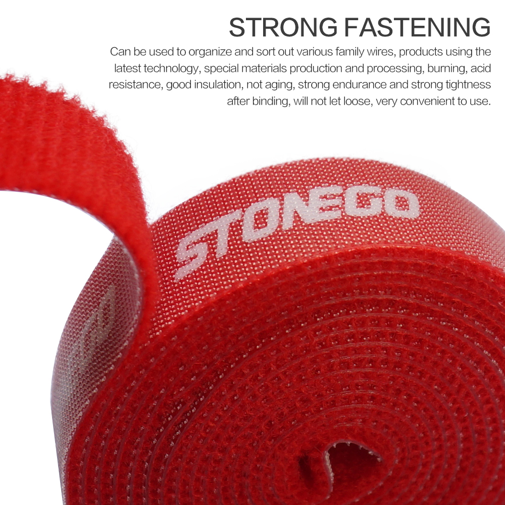 Stonego Usb Kabel Winder Kabel Organizer Ties Muis Draad Oortelefoon Houder Hdmi Cord Gratis Cut Management Telefoon Hoop Tape Protector