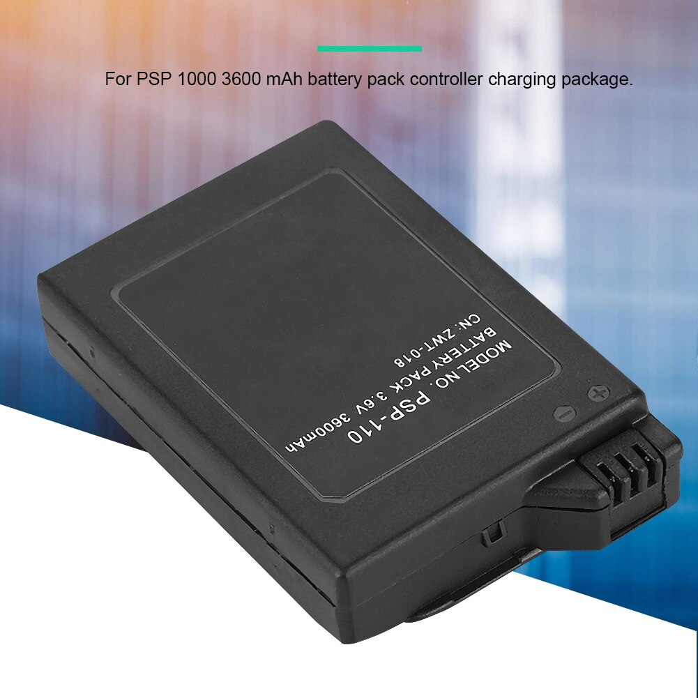 3.6V 1800mAh Battery Pack for Sony 3.6V Lithium Ion Rechargeable Battery Pack Replacement for Sony PSP 1000 PSP Console