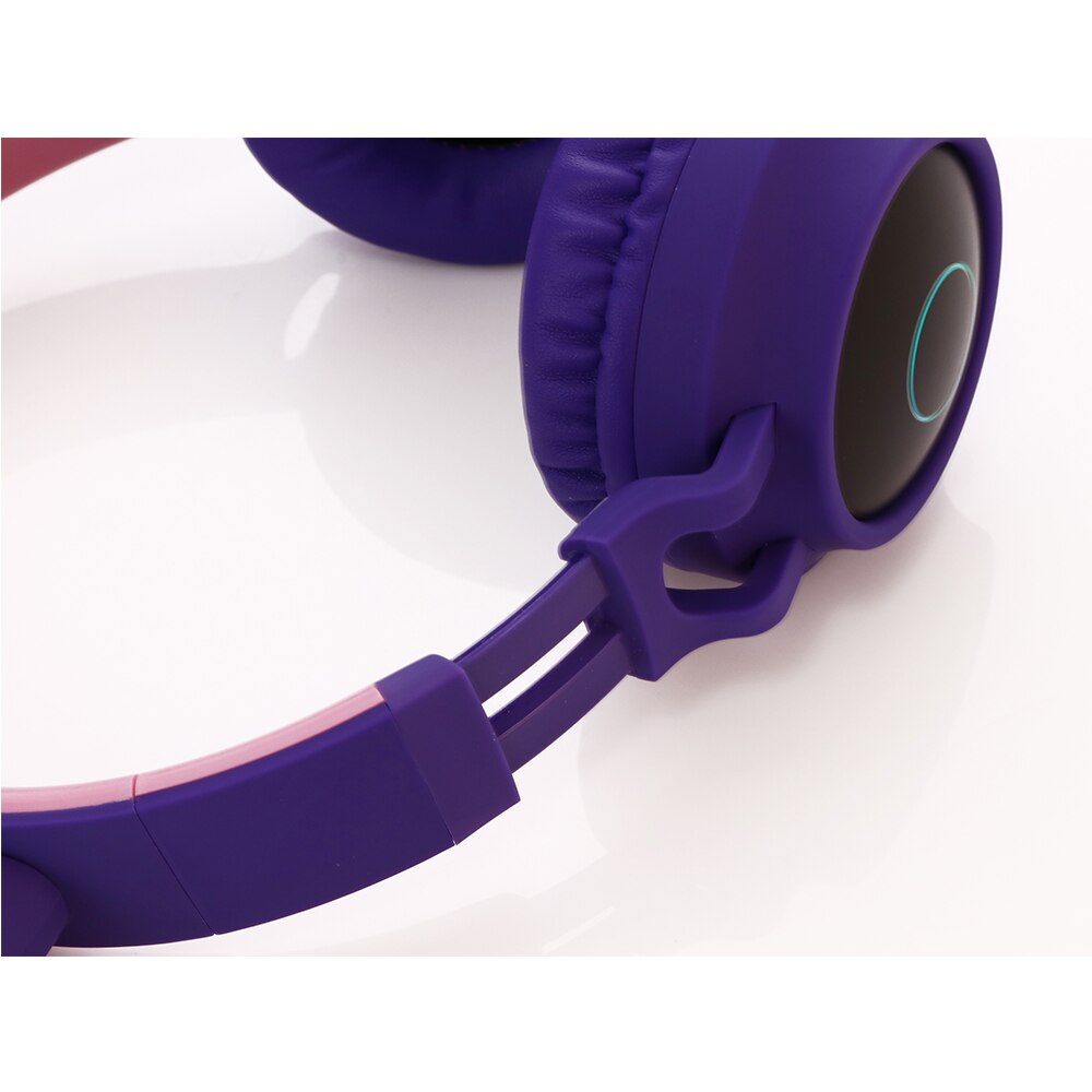 Drahtlose Kopfhörer, LED leucht Katze Ohren 5,0 Bluetooth Kopfhörer Unterstützung TF Karte, musik Headset für freundlicher und Mädchen