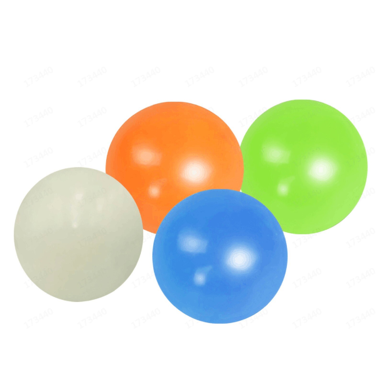 4 stücke Klebrige Bälle Stressabbau Spielzeug klebrig Zauberstab Ball Dekompression Spielzeug Stock Zauberstab Ball Dekompression quetschen Bälle freundlicher Spielzeug: Default Title