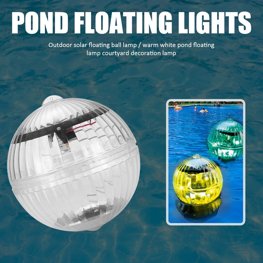 Outdoor Floating Ball Lamp Solar Swimming Pool Party Garden Decor Lights Solar Led Light Outdoor Water Drift Lamp