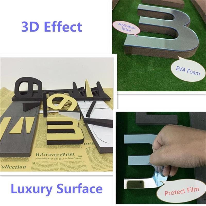 Woondecoratie grote romeinse spiegel moderne kwarts klokken woonkamer doe-het-zelf wandklok sticker horloge