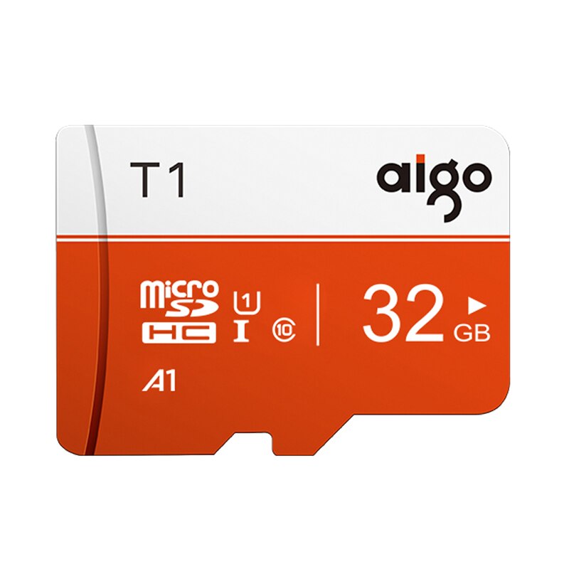 100%  original aigo micro sd kort klass 10 tf kort 16gb 32gb 64gb 128gb 256gb max 80mb/ s minneskort för samrtphone och bordsdator: 32gb