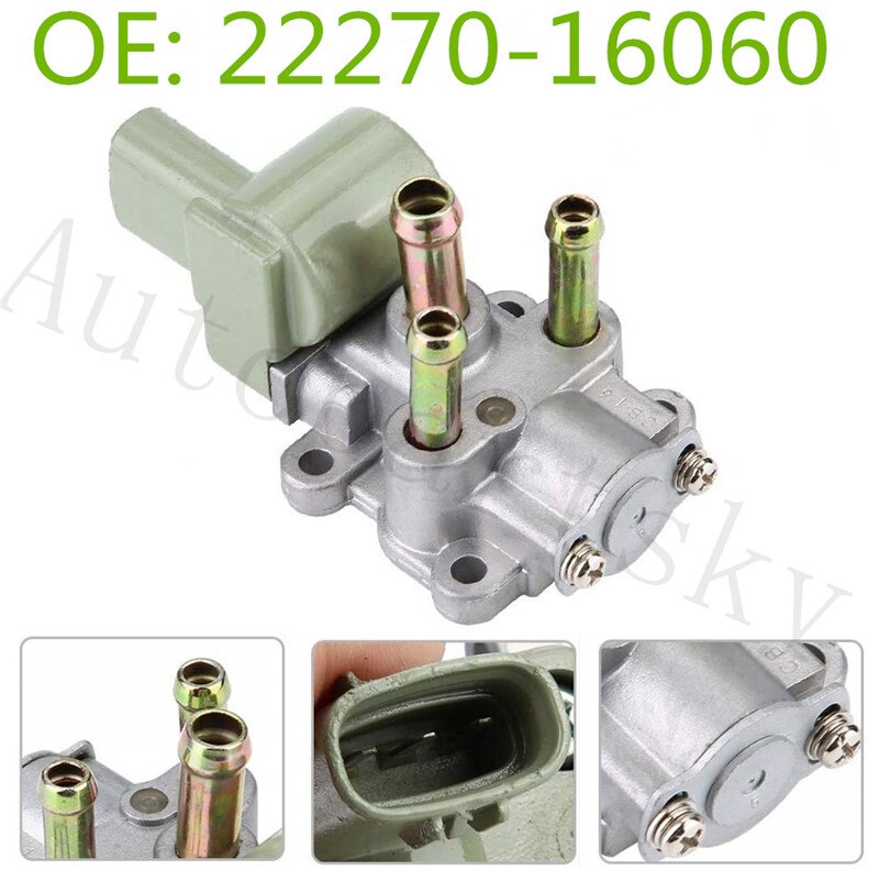 Original Remanfactured Idle Air Control Valve IAC IACV for Toyota Celica Corolla 1.6L 1.8L Geo 22270-16060 2227016060