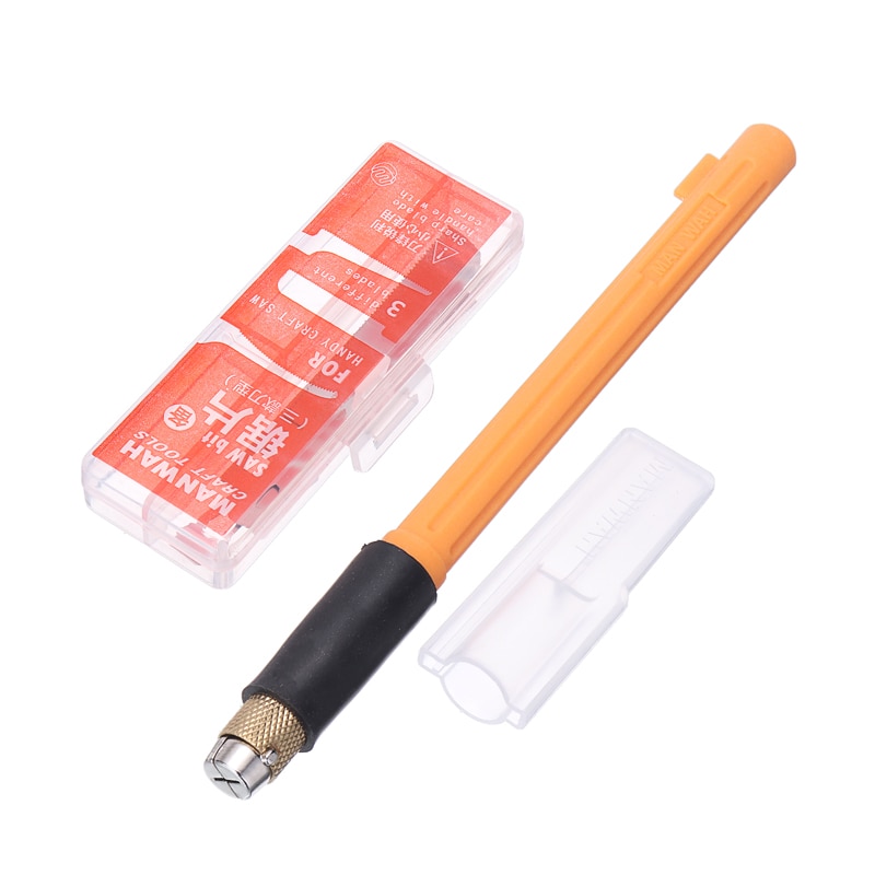 1pcs Mini Sharp Razor Saw Kit DIY Handy Multifunction Craft Blade Model Hobby Razor Tool with 3 Blades