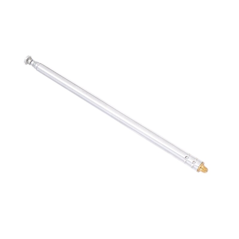3X RC Modell Auto 5 Silber 5 Abschnitt 3 mm Externe Gewinde Expansion Antenne