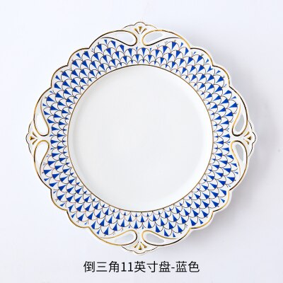 Geometric Texture Bone China Coffee Cup Set Home European Cup Saucer Coffee Set English Afternoon Black Tea Tea Set Ceramic: D-large