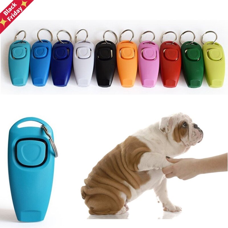 Pet Dog Whistle En Clicker Puppy Stop Barking Training Aid Tool Clicker Draagbare Trainer Huisdier Producten Levert