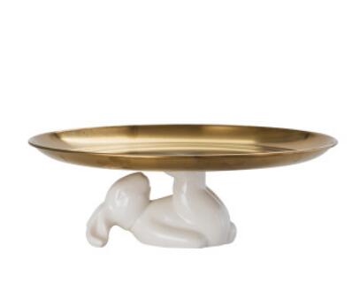 Ceramic rabbit Plate Ceramic dish porcelain plates decorative dinner plates Rabbit Dessert Bunny cake tray sets dish Easter