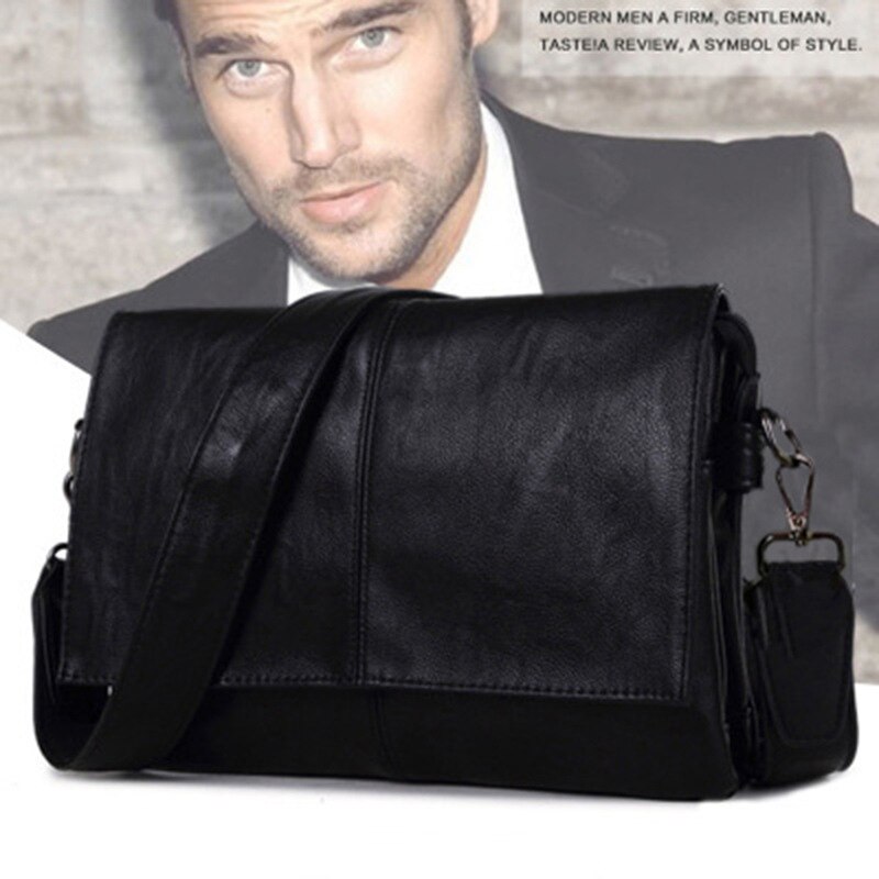 herren Business Casual Tasche Pu Leder Aktentasche männer Tragetaschen Braun Männlichen Geschäfts Große Kapazität