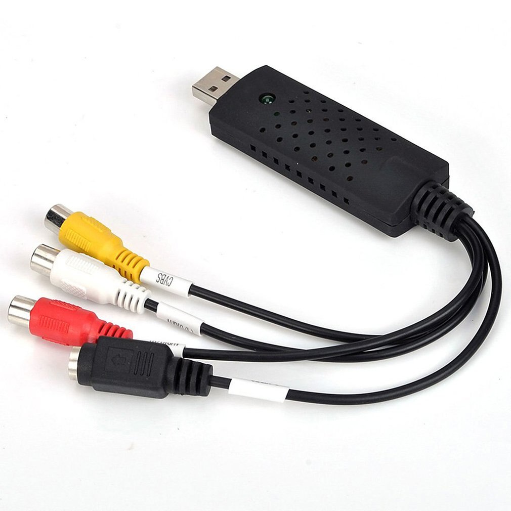 Exquisitamente Durable Usb Easycap 2,0 Audio de Tv Video Vhs a Dvd Pc Hdd Adaptador convertidor de tarjeta de captura/