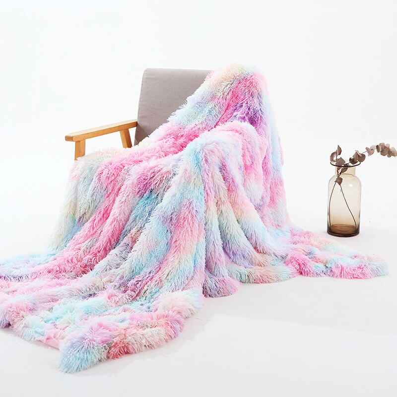 80 x 120cm 1pc blød varm fluffy shaggy seng sovesofa sengetæppe børn sikkerhedssengetøj lagen smide boligindretning behageligt tæppe: Model 1