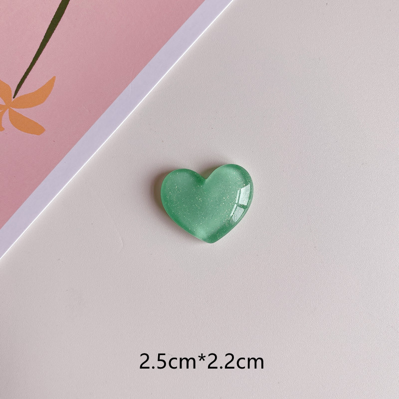 6 pçs glitter colorido coração amoroso ímã de geladeira foto placa de mensagem de parede quadro de avisos magnético decoração adesivos decoração de casa: Branco